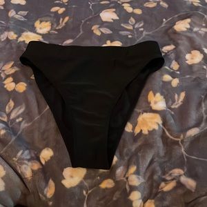 Size xl never worn SHEIN black high waisted bikini bottoms